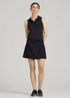 Active Sleeveless Polo Shirt for Tall Women