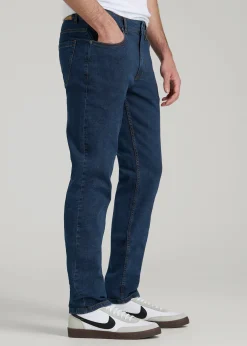 A.T. Basics Men's Carman Tapered fit Jeans for Tall Men