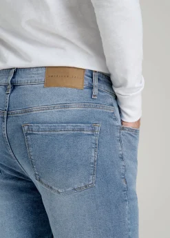 A.T. Basics Men's Carman Tapered fit Jeans for Tall Men