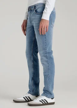 A.T. Basics Men's Carman Tapered fit Jeans for Tall Men