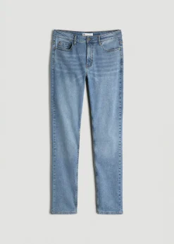A.T. Basics Men's Dylan Slim Fit Jeans for Tall Men