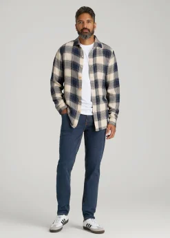 A.T. Basics Men's Dylan Slim Fit Jeans for Tall Men