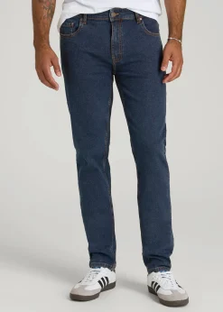 A.T. Basics Men's Dylan Slim Fit Jeans for Tall Men