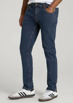A.T. Basics Men's Dylan Slim Fit Jeans for Tall Men