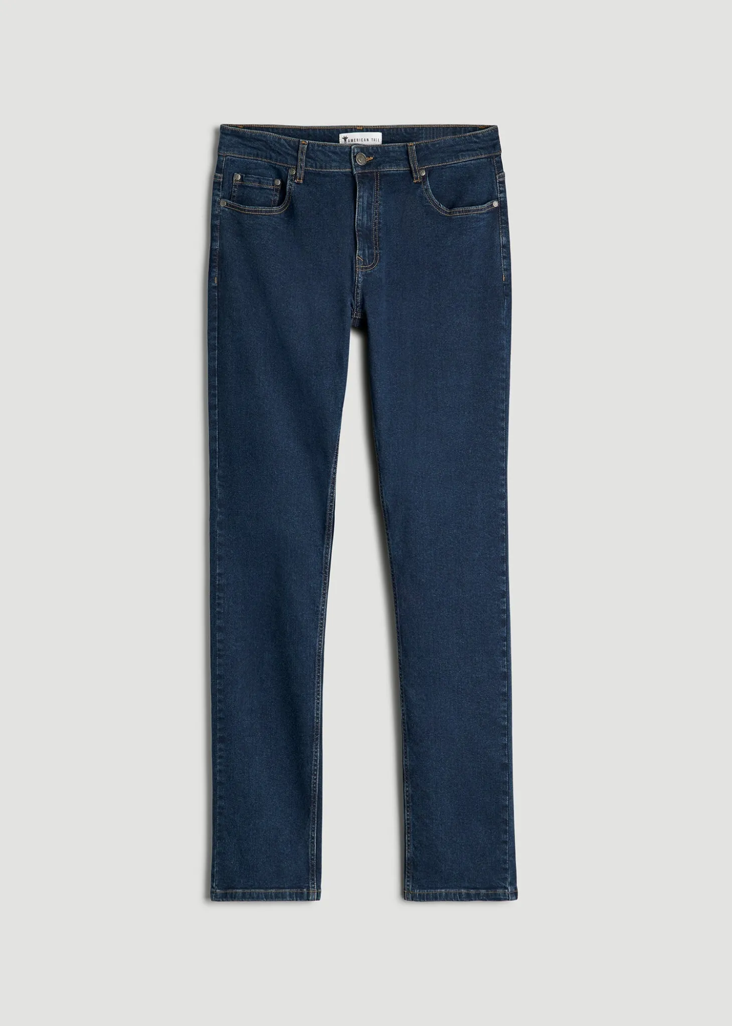 A.T. Basics Men's Dylan Slim Fit Jeans for Tall Men