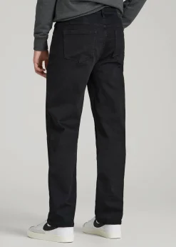 A.T. Basics Men's J1 Straight Fit Jeans for Tall Men