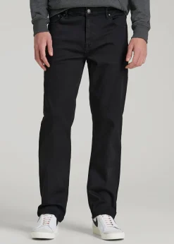 A.T. Basics Men's J1 Straight Fit Jeans for Tall Men