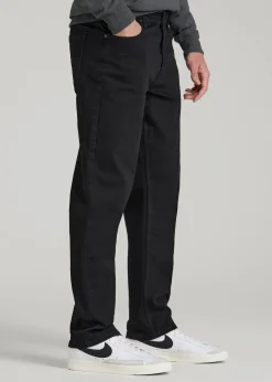 A.T. Basics Men's J1 Straight Fit Jeans for Tall Men