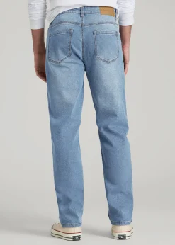A.T. Basics Men's J1 Straight Fit Jeans for Tall Men