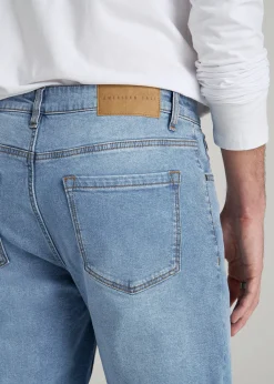 A.T. Basics Men's J1 Straight Fit Jeans for Tall Men