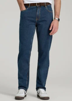 A.T. Basics Men's J1 Straight Fit Jeans for Tall Men