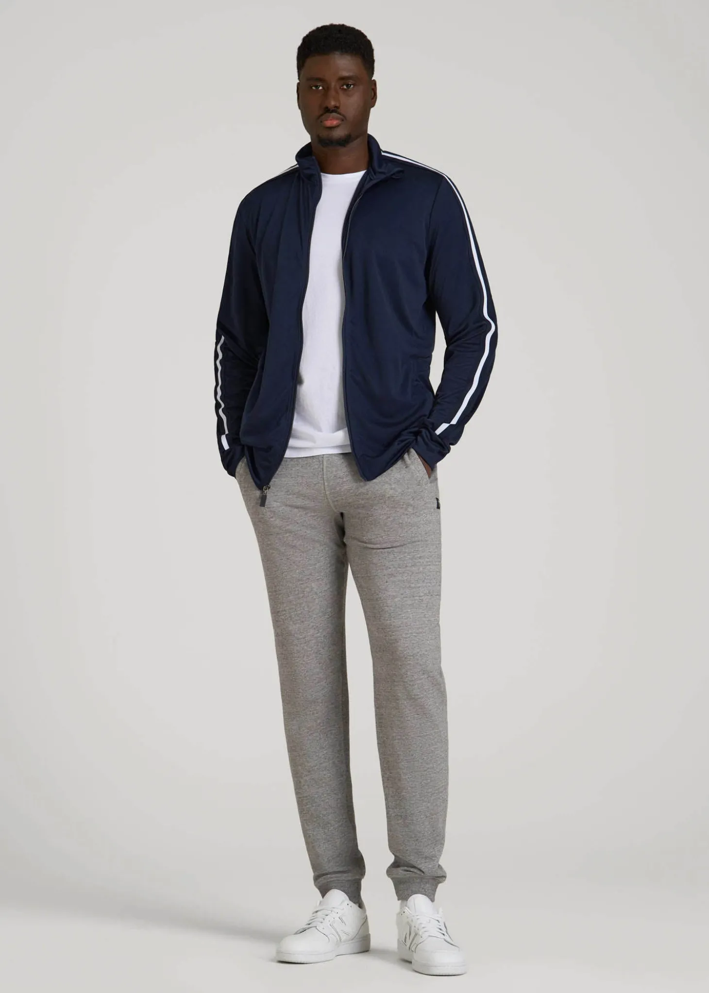 Athletic Stripe Jacket for Tall Men
