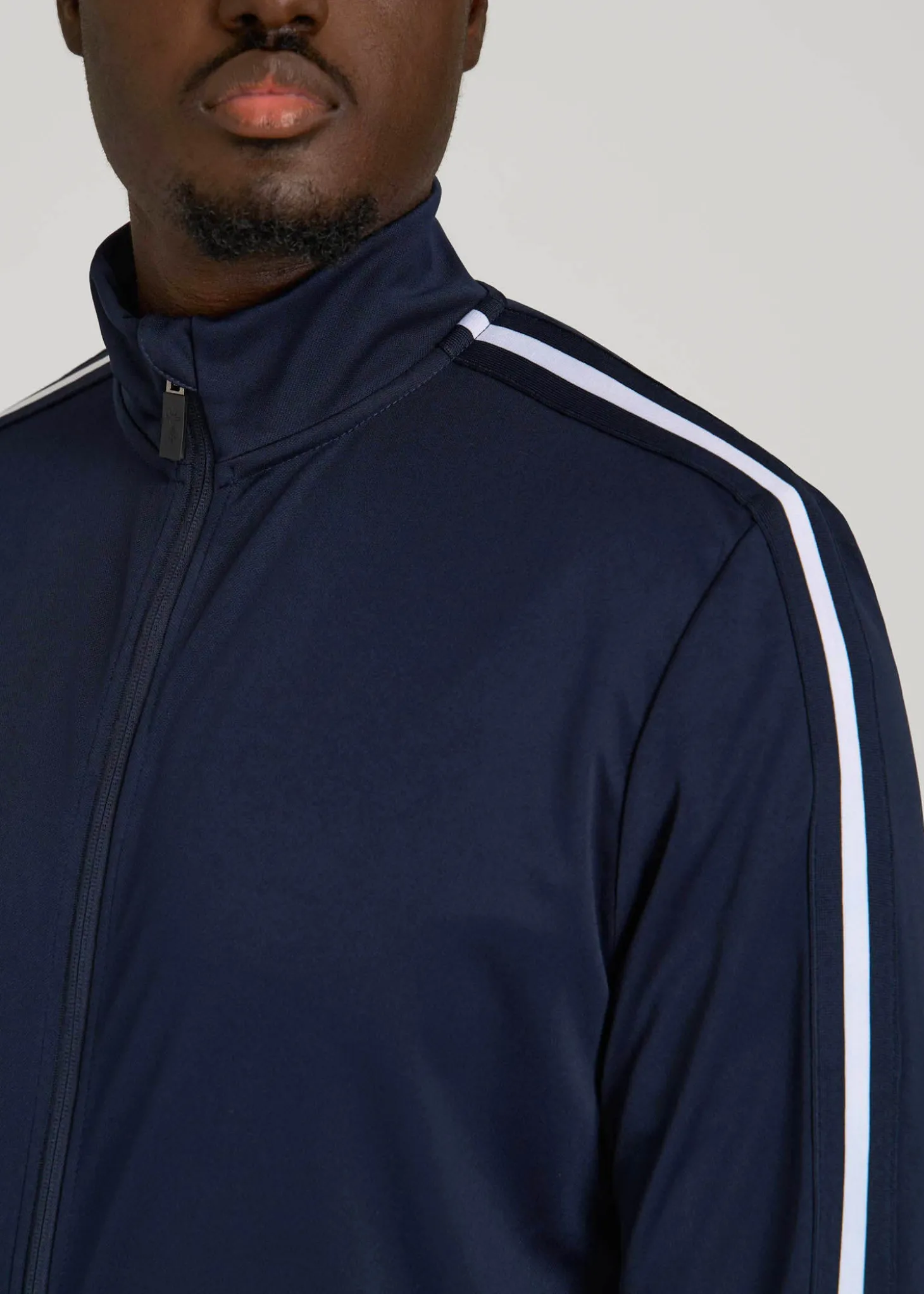 Athletic Stripe Jacket for Tall Men