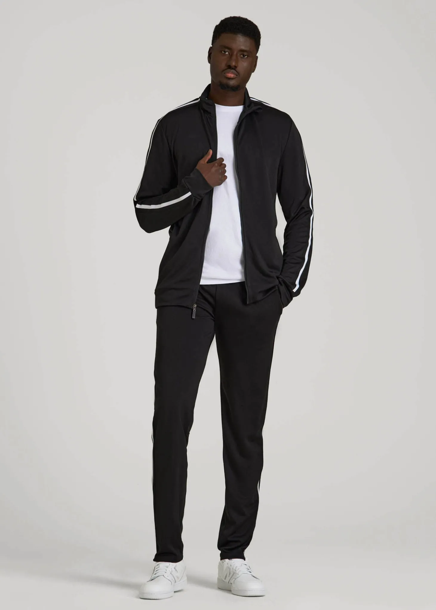 Athletic Stripe Jacket for Tall Men