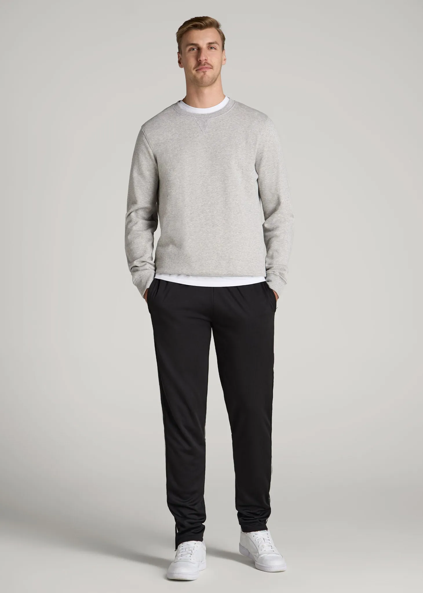 Athletic Stripe Pants for Tall Men