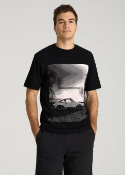 Auto Graphic Tee for Tall Men