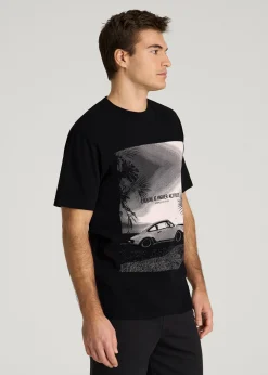 Auto Graphic Tee for Tall Men