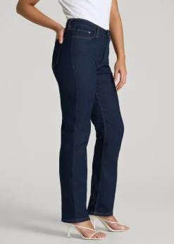 Avery Curve High-Rise Straight Leg Jeans for Tall Women