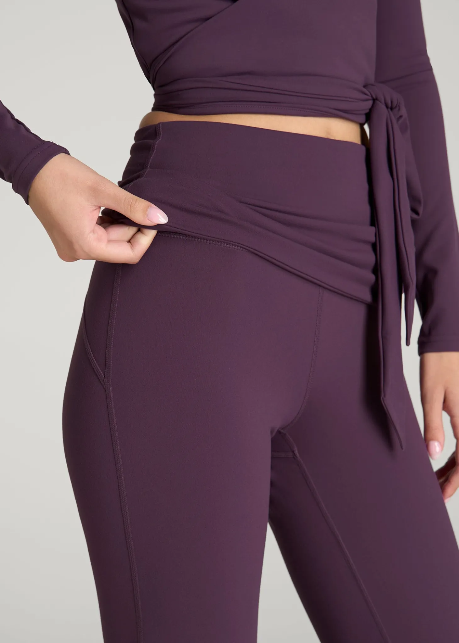 Balance Fold-over Flare Legging for Tall Women