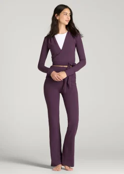 Balance Fold-over Flare Legging for Tall Women