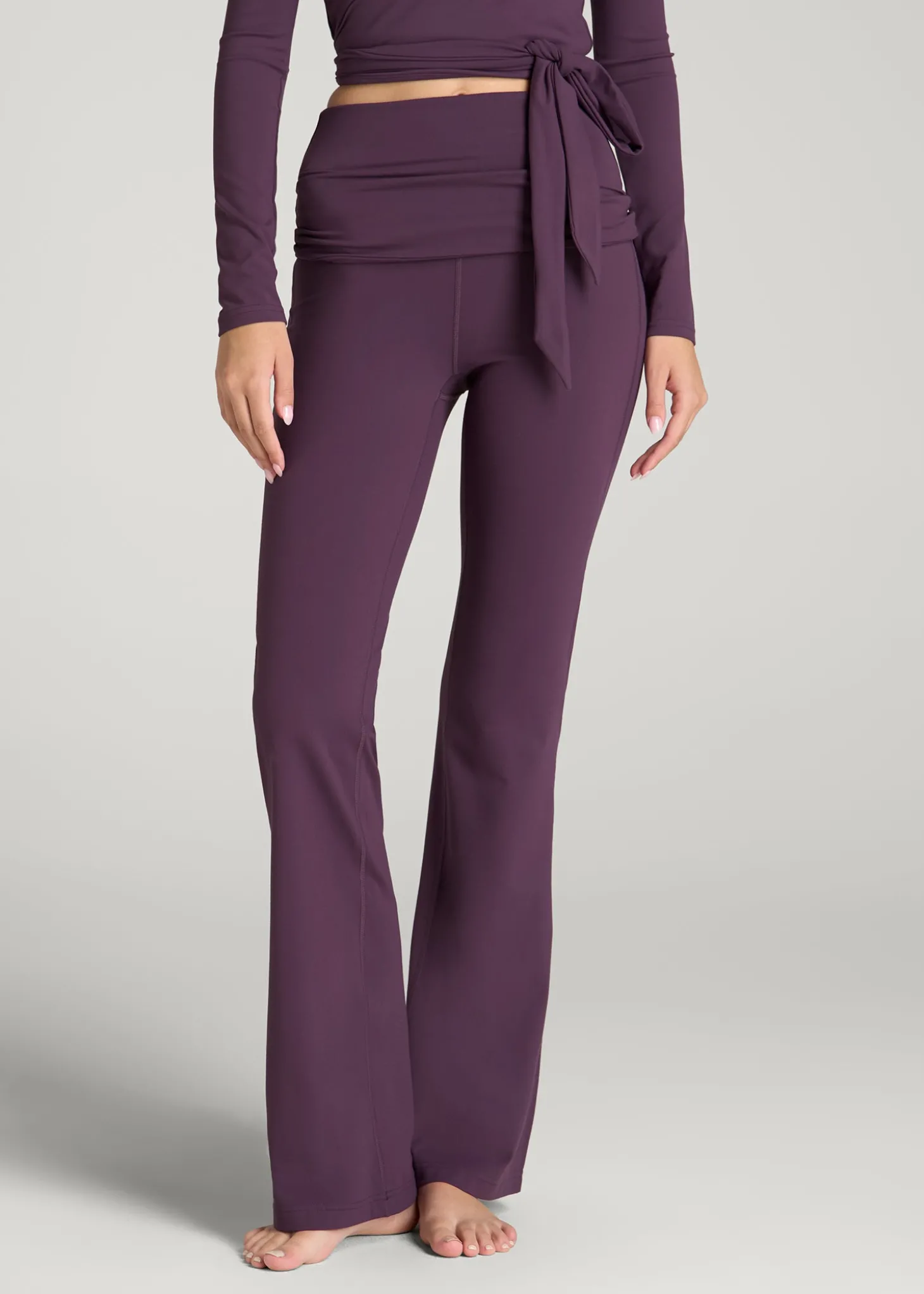 Balance Fold-over Flare Legging for Tall Women