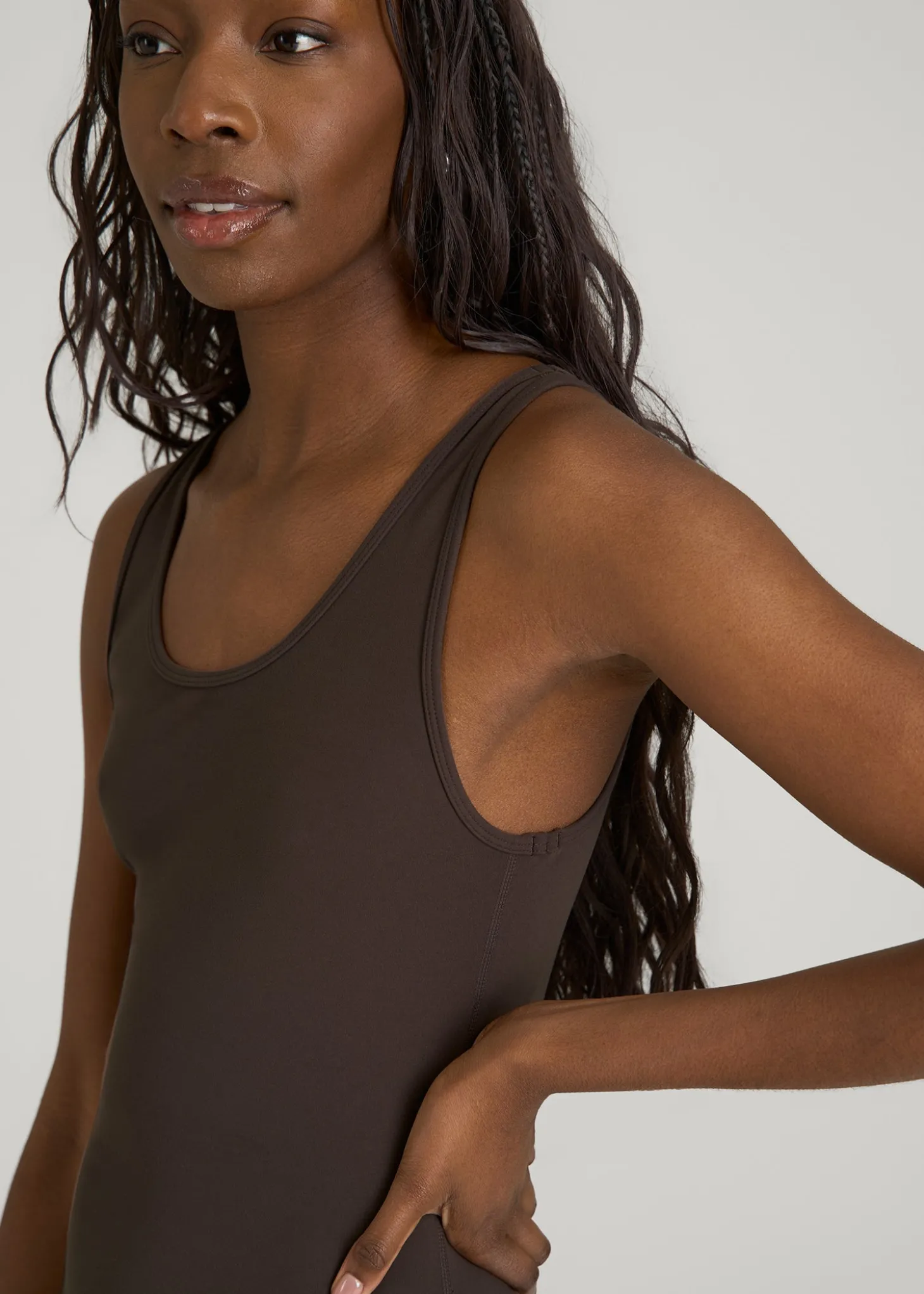 Balance Scoopneck Romper for Tall Women