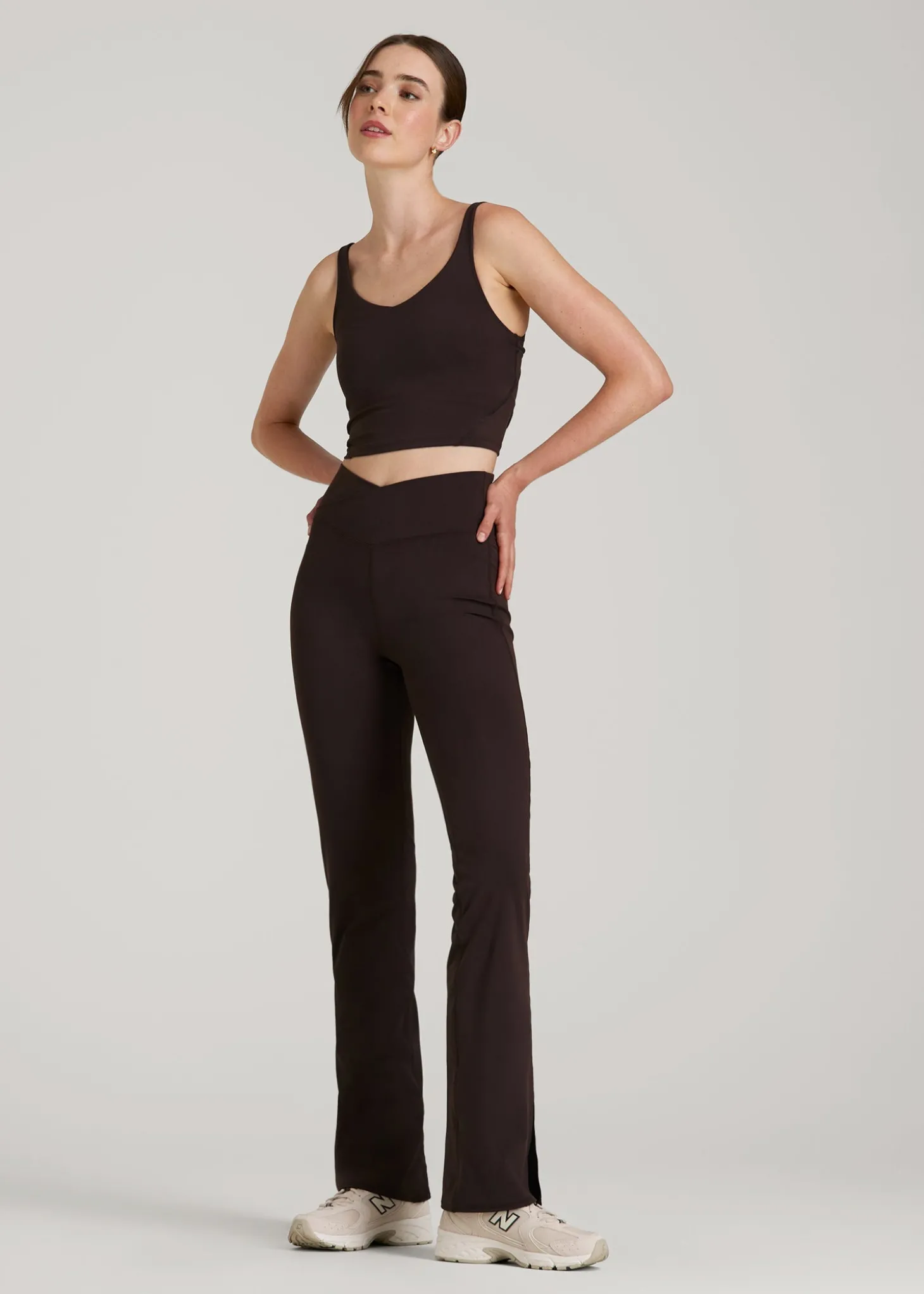 Balance Split Flare Pants for Tall Women