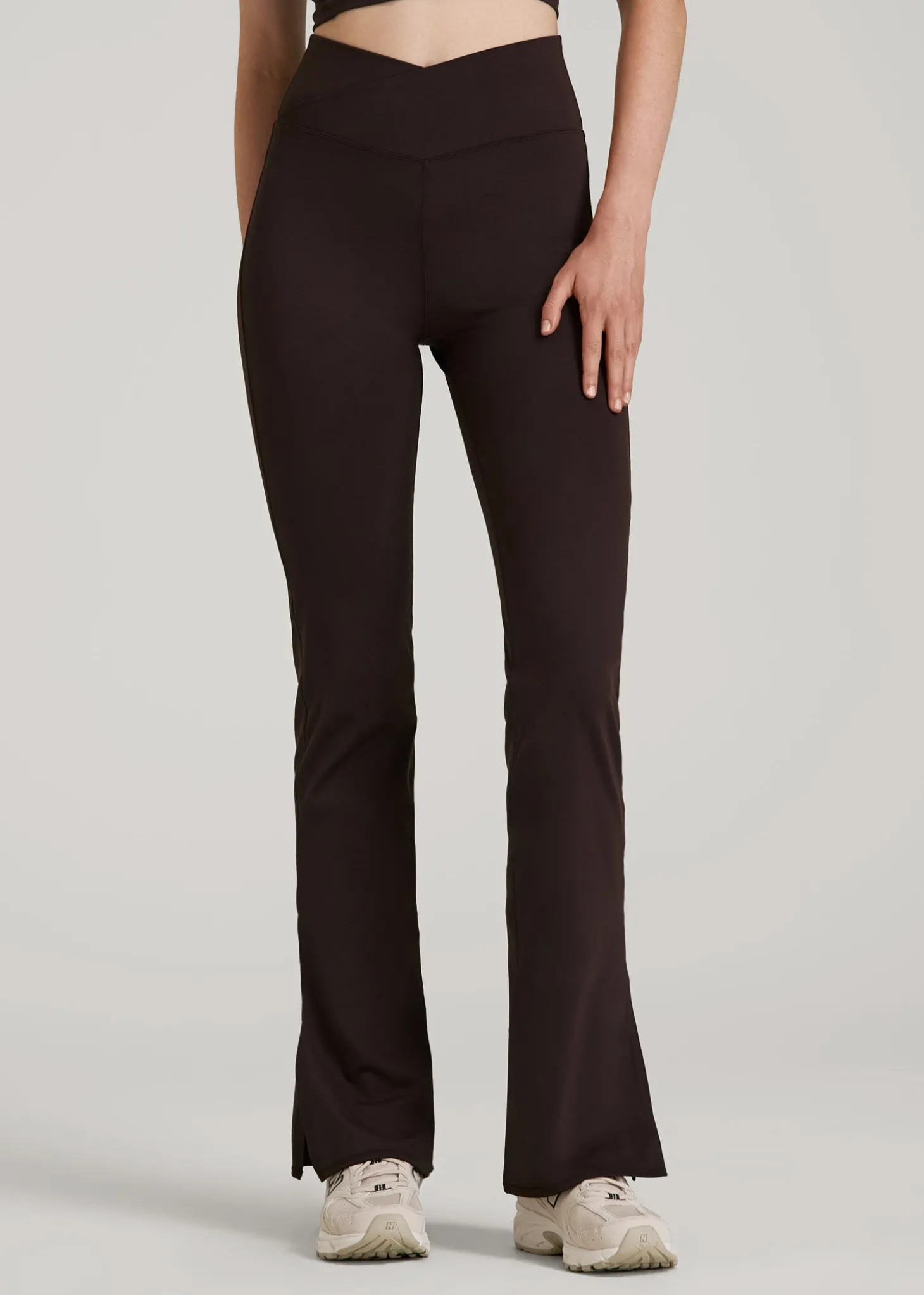Balance Split Flare Pants for Tall Women