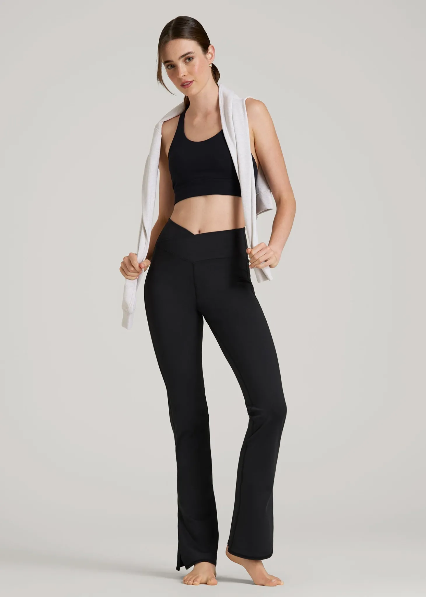 Balance Split Flare Pants for Tall Women
