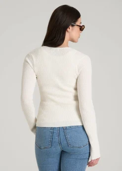 Boucle Knit Cardigan for Tall Women