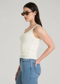 Boucle Knit Tank for Tall Women