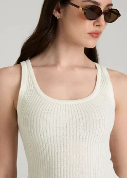 Boucle Knit Tank for Tall Women