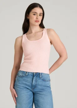Boucle Knit Tank for Tall Women
