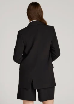 Boyfriend Fit Single-Button Blazer for Tall Women