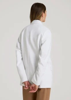 Boyfriend Fit Single-Button Blazer for Tall Women