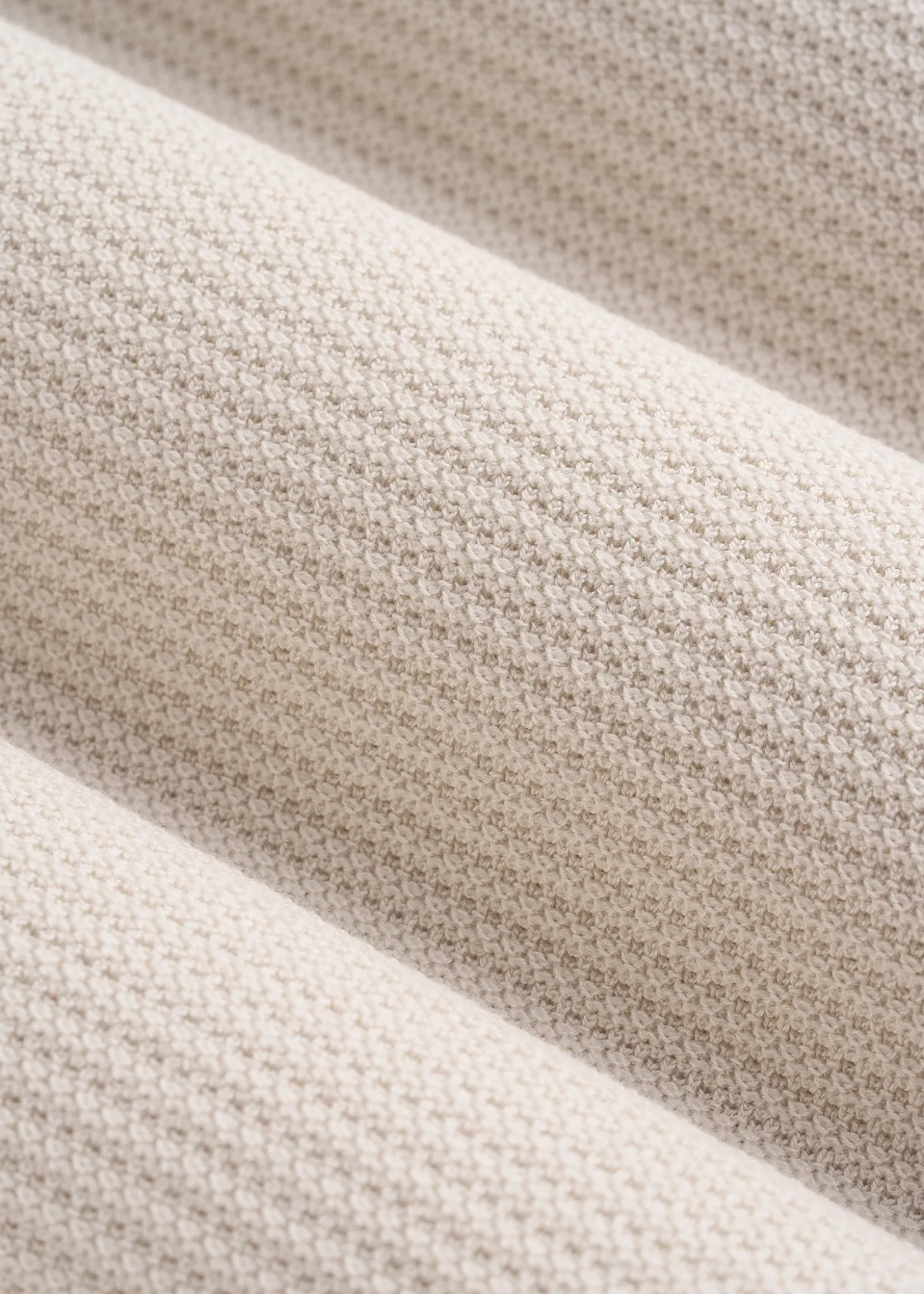 Braided Knit Sweater Polo for Tall Men