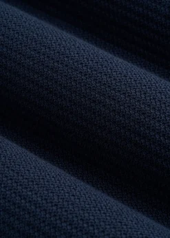Braided Knit T-Shirt for Tall Men