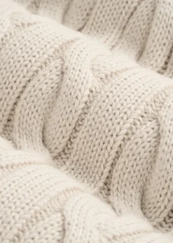 Cable Knit Turtleneck for Tall Men