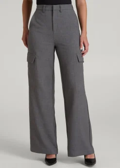 Cargo Wide Leg Dress Pants for Tall Women