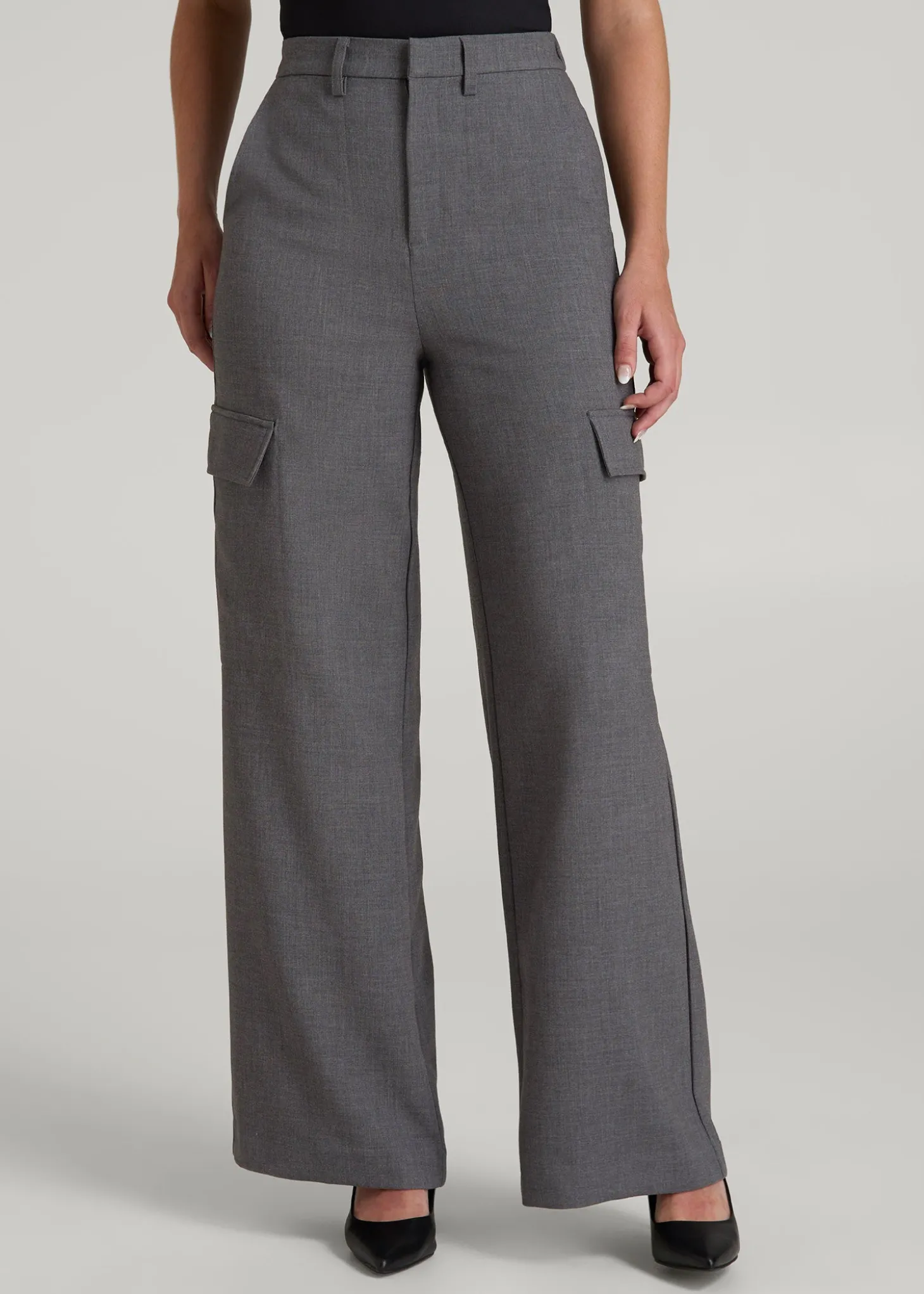 Cargo Wide Leg Dress Pants for Tall Women