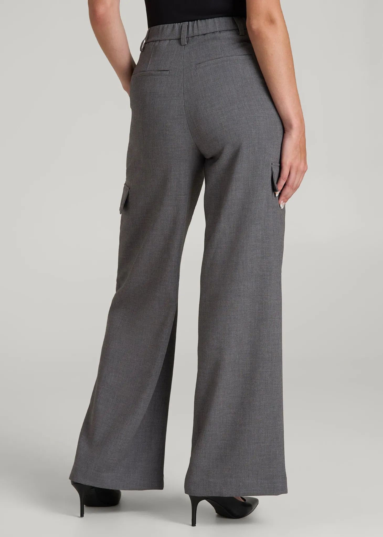 Cargo Wide Leg Dress Pants for Tall Women