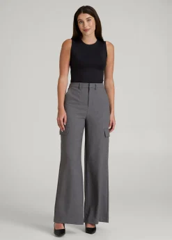 Cargo Wide Leg Dress Pants for Tall Women