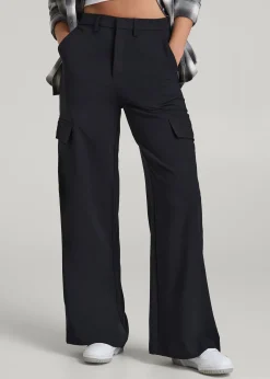 Cargo Wide Leg Dress Pants for Tall Women