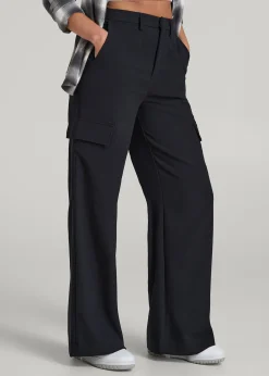 Cargo Wide Leg Dress Pants for Tall Women