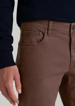 Carman Tapered Fit Colored Jeans for Tall Men