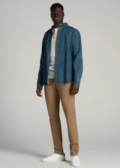 Carman TAPERED Fit Five Pocket Pants for Tall Men