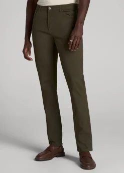Carman TAPERED Fit Five Pocket Pants for Tall Men