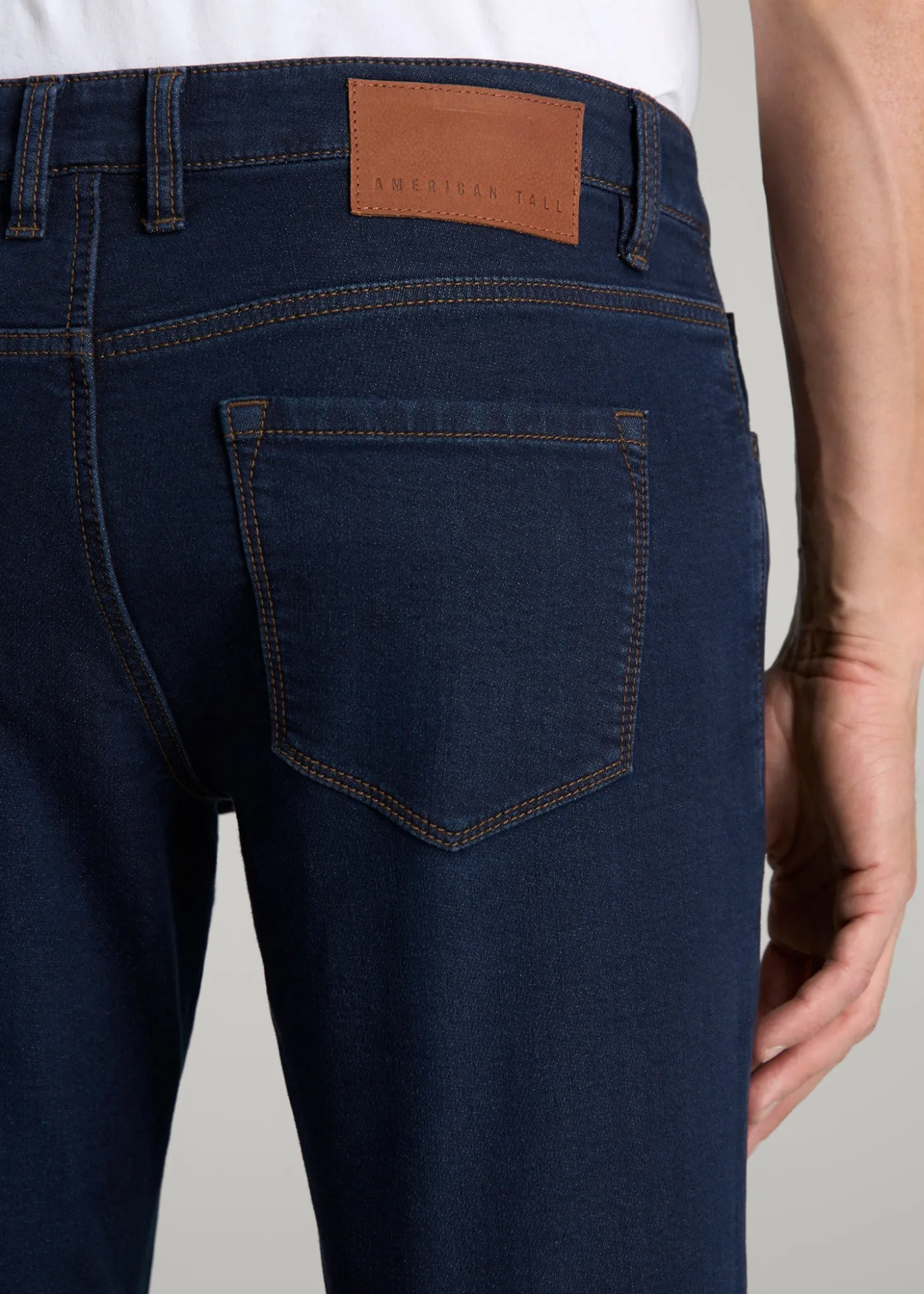 Carman TAPERED Fleeced Jeans for Tall Men
