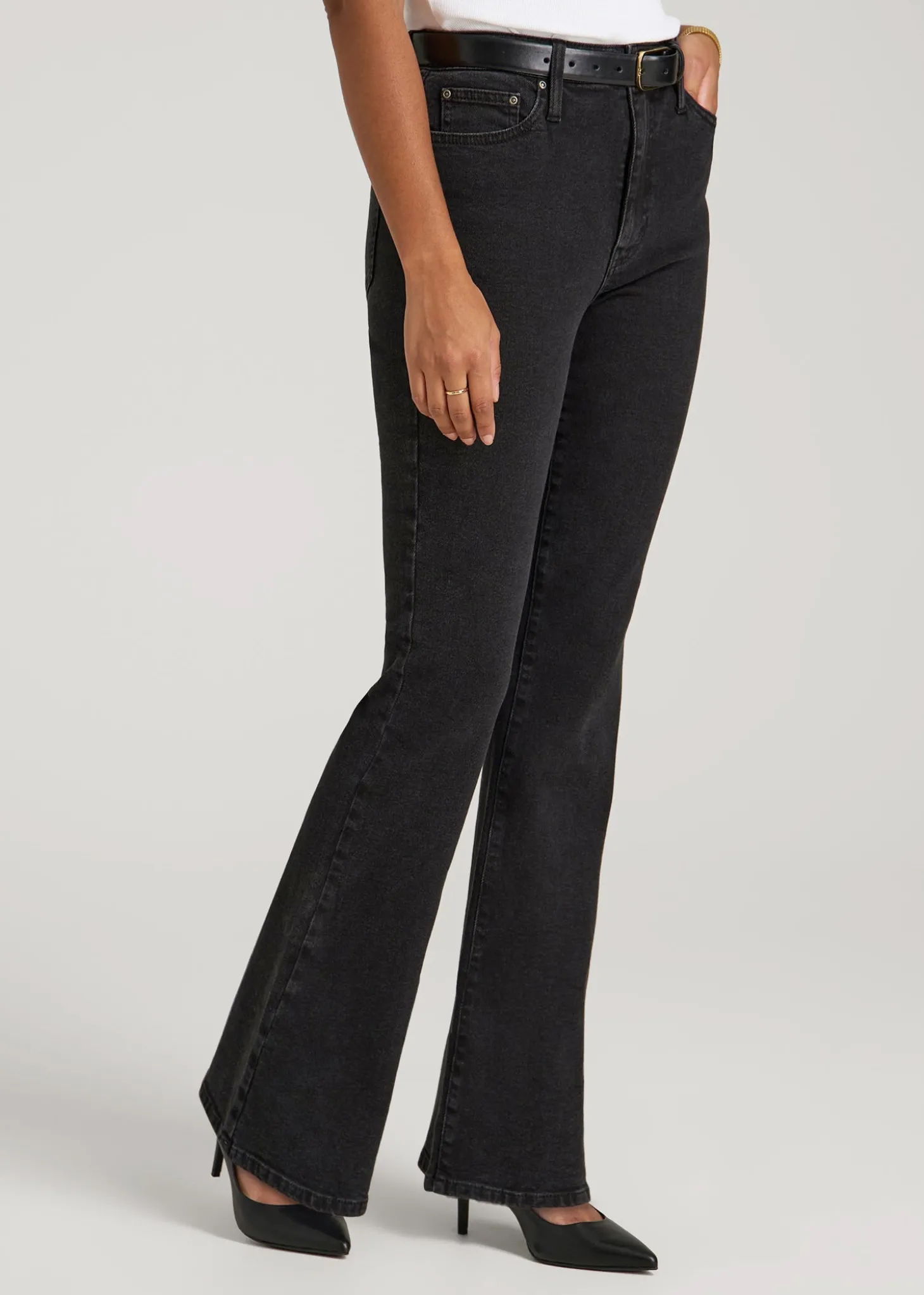 Chloe High Rise Flare Jeans for Tall Women
