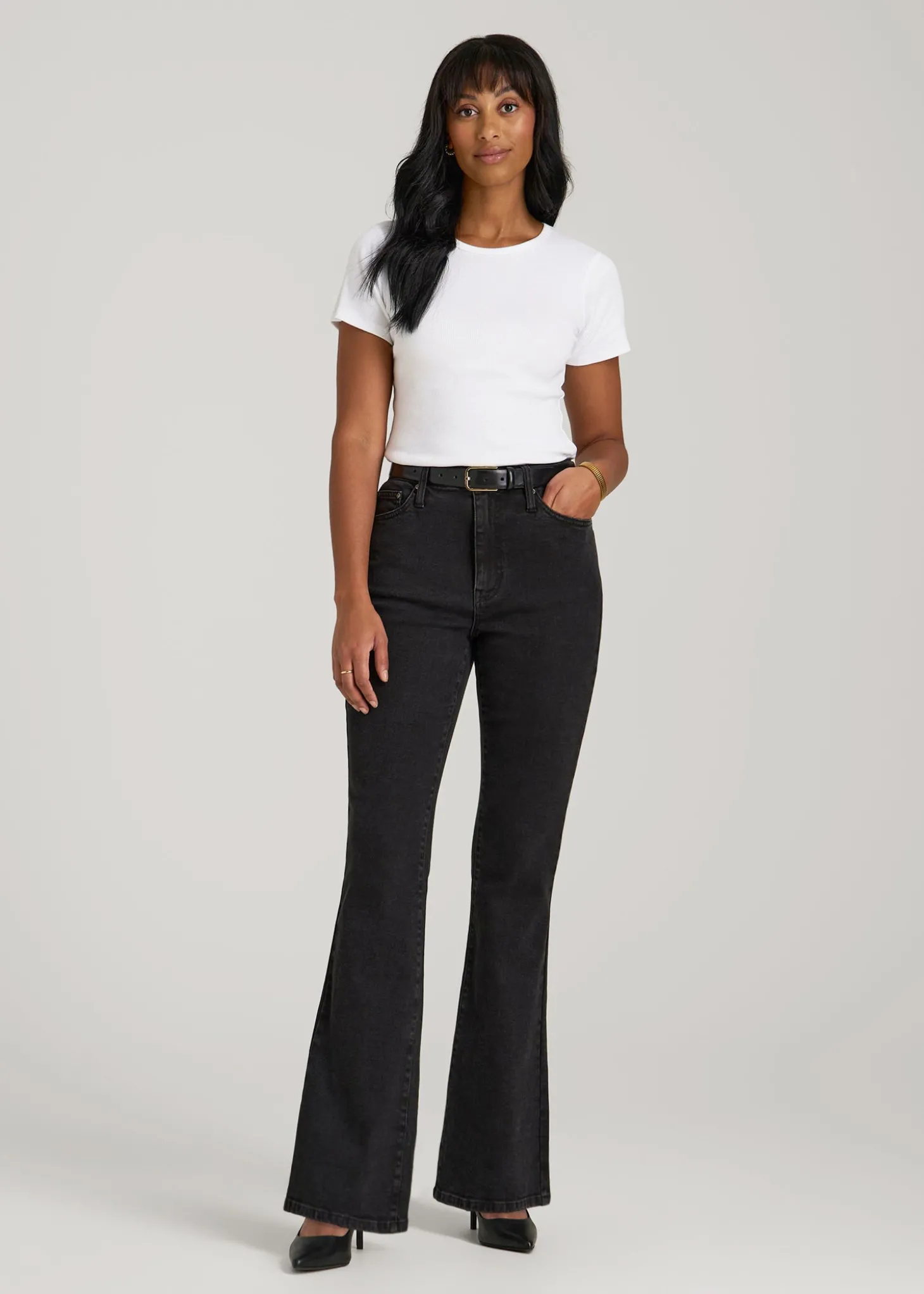 Chloe High Rise Flare Jeans for Tall Women